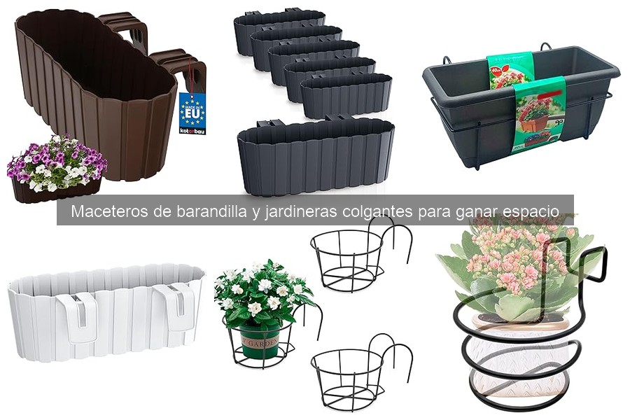 Jardineras Colgantes Estéticas para Decorar Tu Balcón