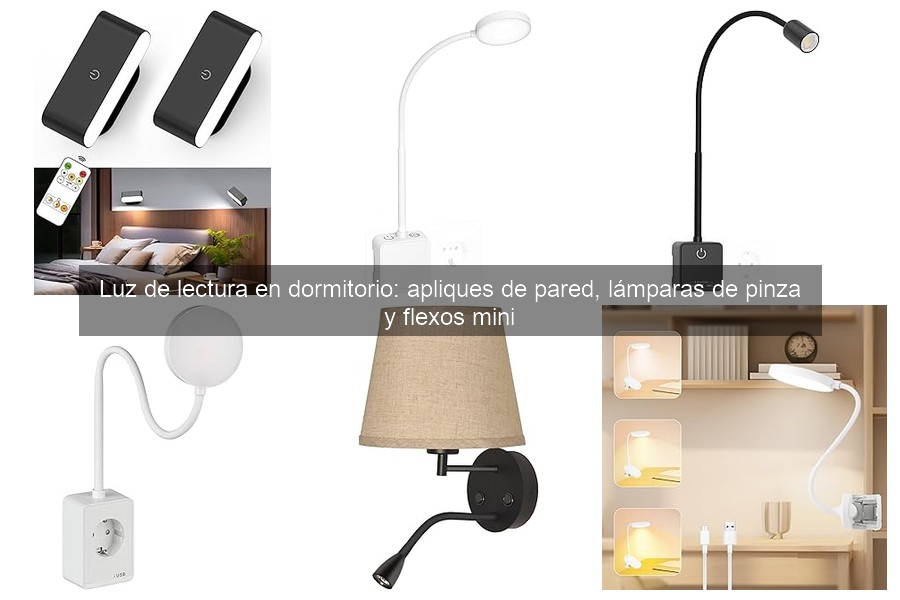 Luces de lectura: qué son y cómo utilizarlas en el dormitorio