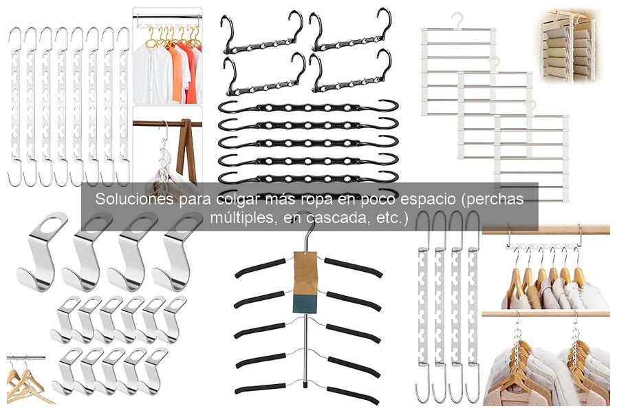 Mantenimiento y limpieza de perchas para ropa en espacios pequeños