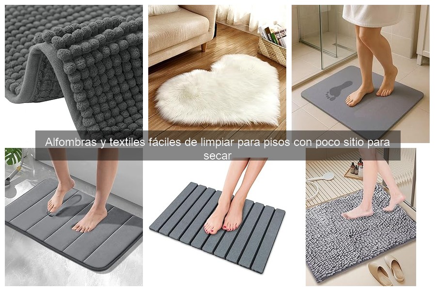 Mejores alfombras fáciles de limpiar para espacios pequeños