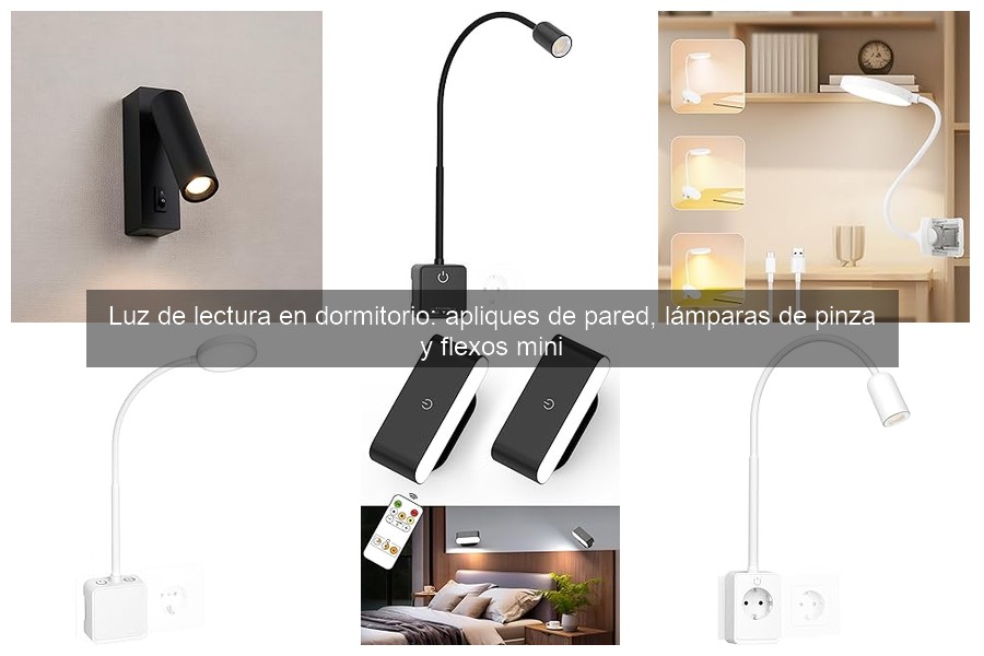 Mejores apliques de pared para lectura en dormitorios