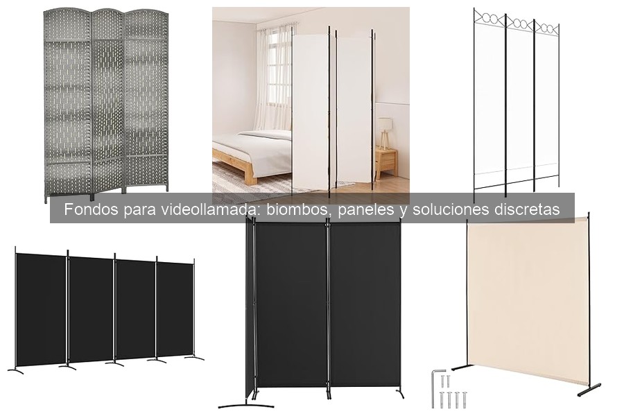 Mejores biombos para teletrabajar desde casa: privacidad y estilo