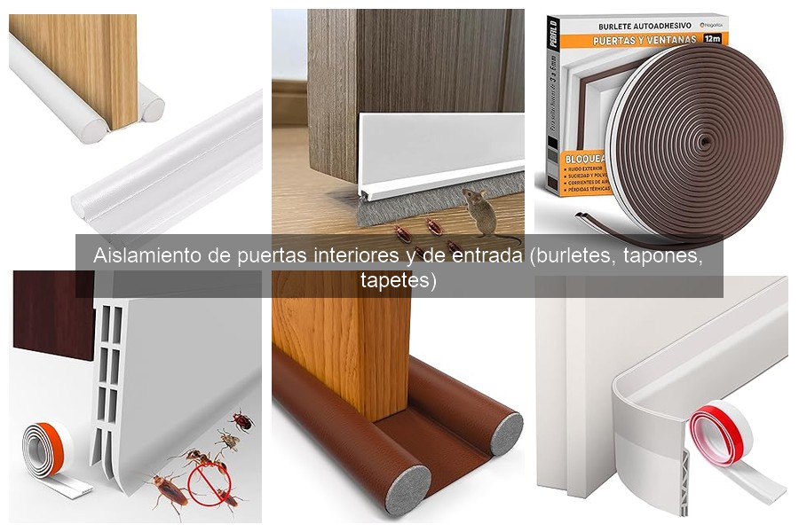 Mejores burletes para puertas de entrada: comparativa 2023