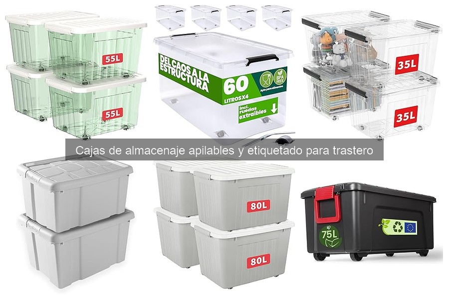 Mejores cajas de almacenaje apilables para pisos pequeños