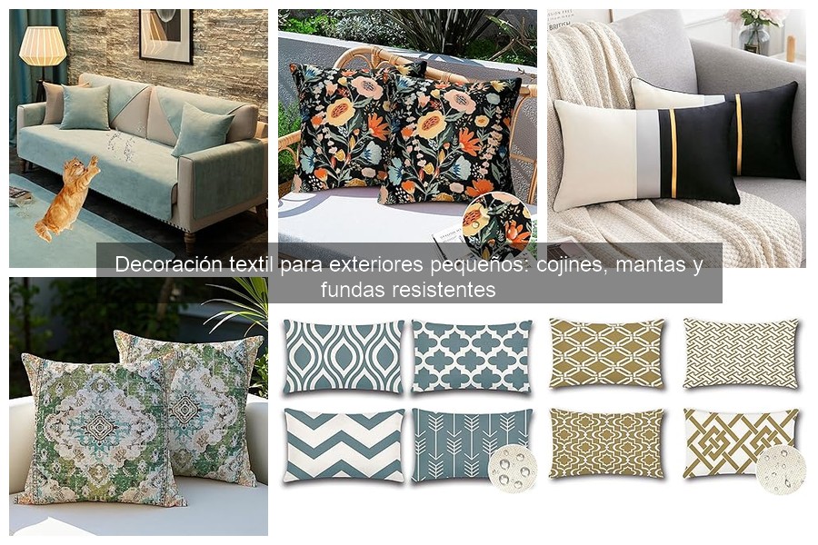 Mejores cojines para balcones pequeños: confort y estilo