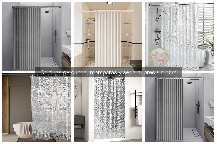 Mejores cortinas de ducha para baños pequeños en 2023