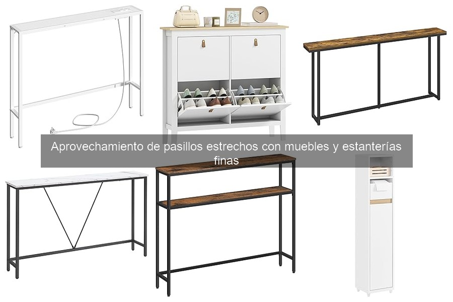 Mejores estanterías delgadas para aprovechar pasillos estrechos