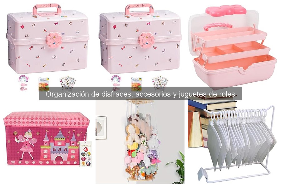 Mejores estanterías para accesorios de disfraces y juguetes