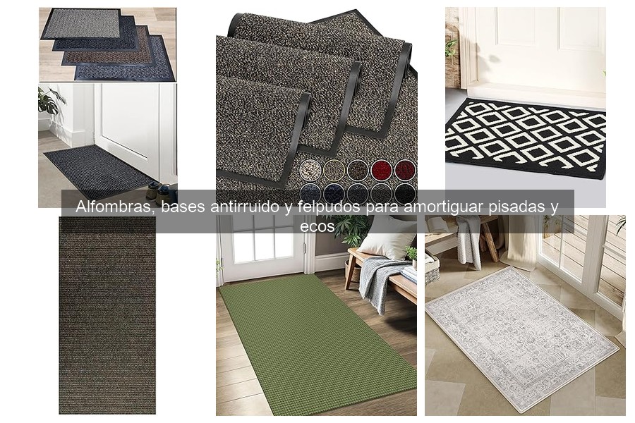 Mejores felpudos para reducir el ruido en tu hogar