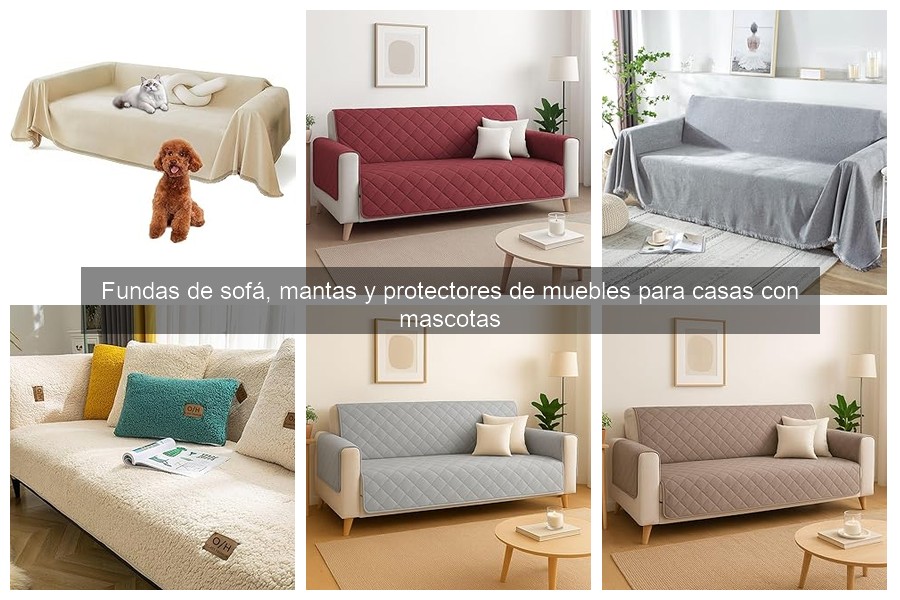 Mejores fundas de sofá para casas con mascotas en 2023