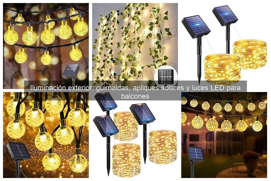 Mejores guirnaldas de luces para fiestas exteriores