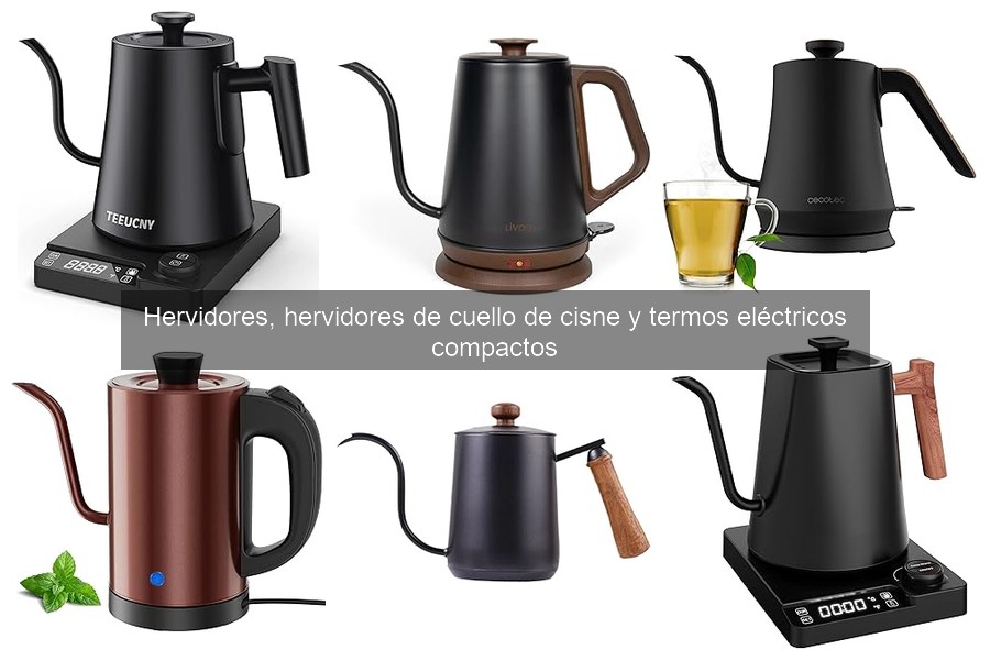Mejores hervidores eléctricos para familias en espacios pequeños