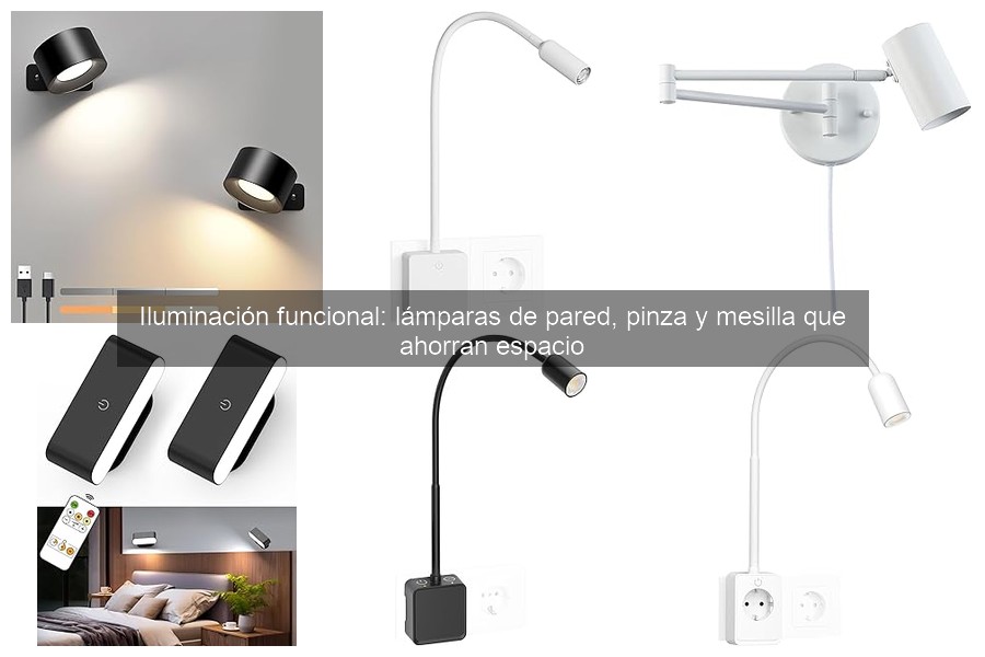 Mejores lámparas de pared para espacios pequeños: comparativa