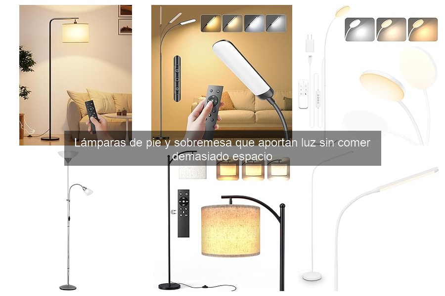Mejores lámparas de pie para teletrabajadores en espacios pequeños