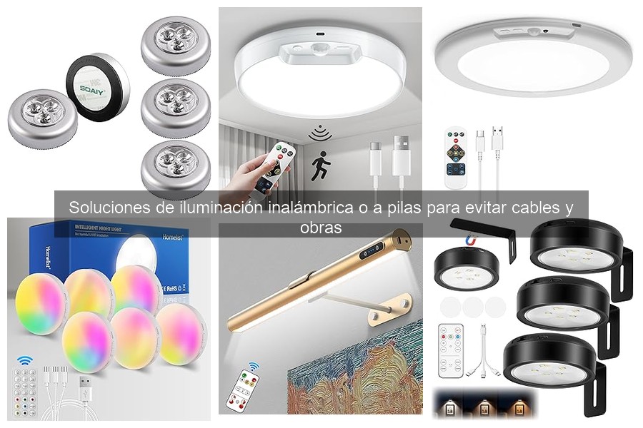 Mejores luces inalámbricas para espacios pequeños y funcionales