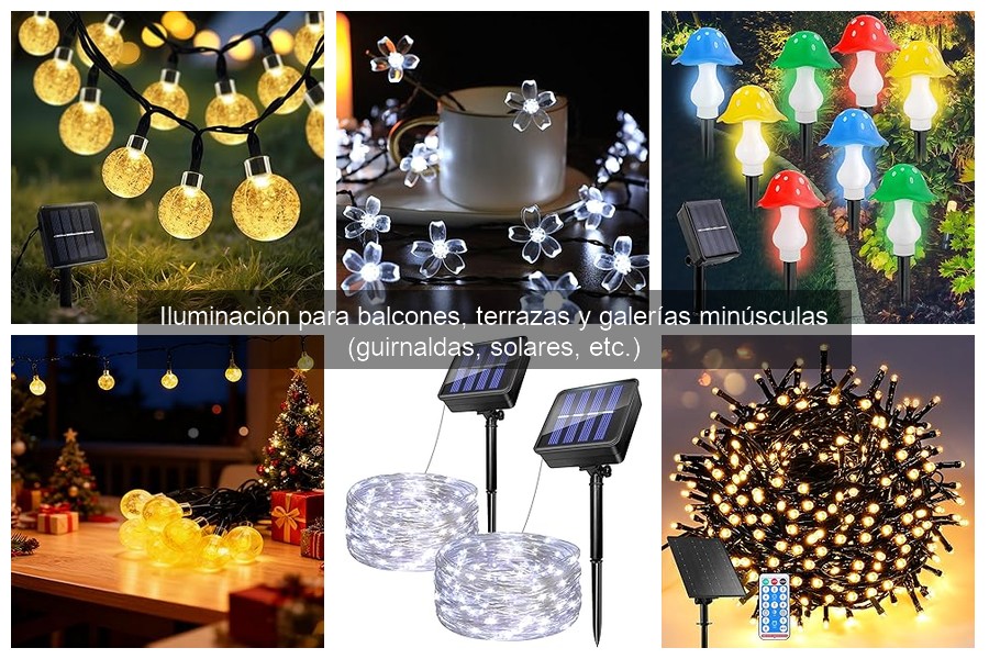 Mejores luces solares para balcones: tipos y recomendaciones