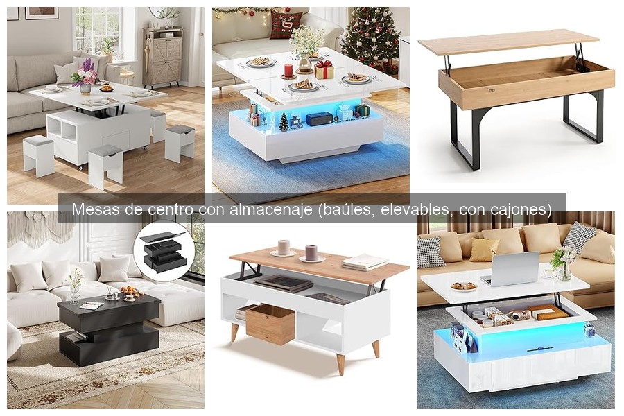 Mejores lugares para comprar mesas de centro con almacenaje
