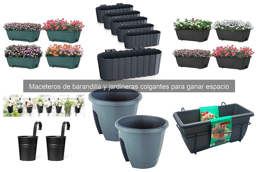 Mejores maceteros de barandilla para apartamentos pequeños