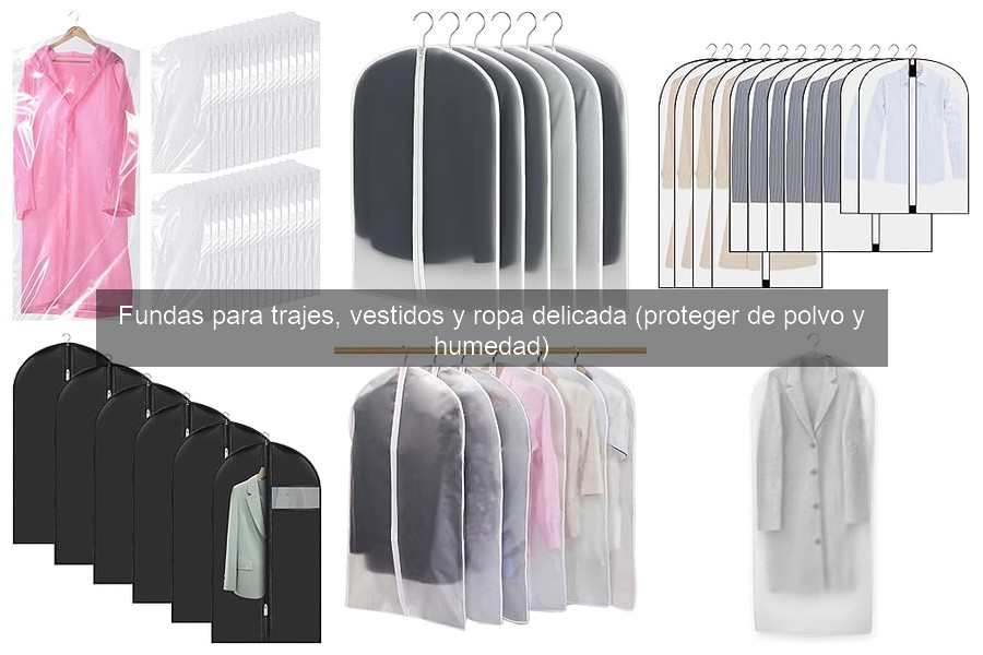 Mejores marcas de fundas para trajes y ropa delicada