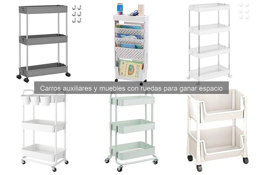 Mejores marcas de muebles con ruedas para espacios pequeños
