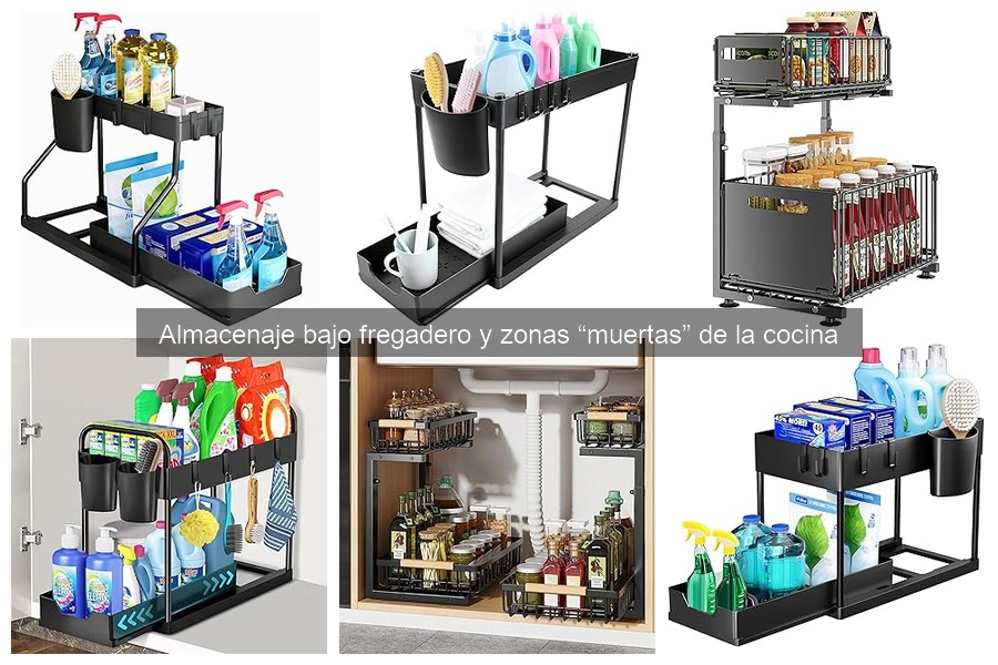 Mejores marcas de organizadores para bajo fregadero