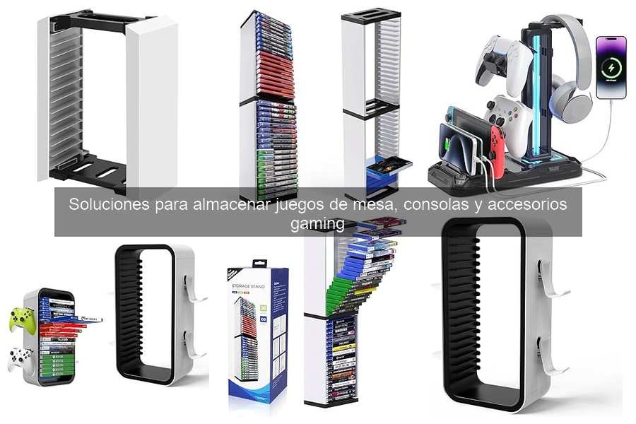 Mejores materiales para almacenar juegos de mesa y consolas