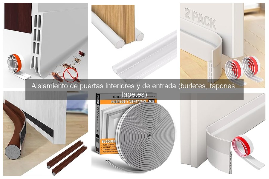 Mejores materiales para el aislamiento de puertas interiores