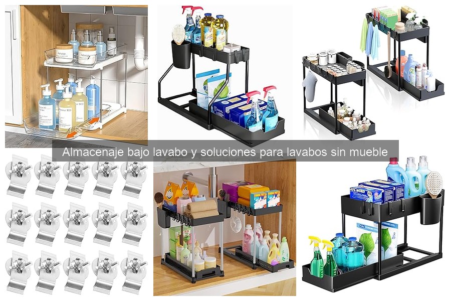 Mejores materiales para organizadores bajo lavabo