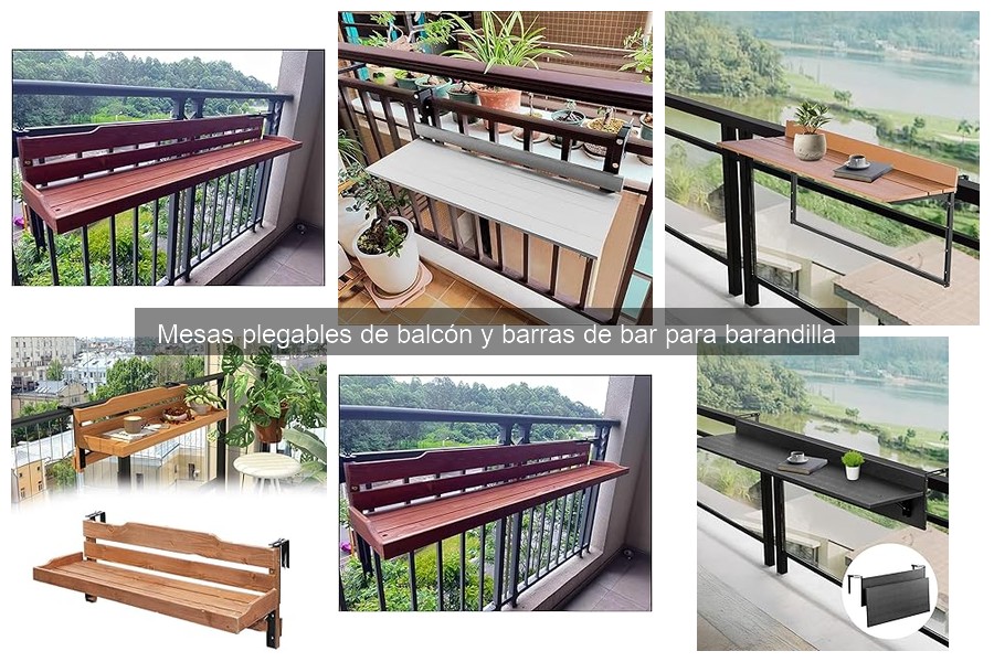 Mejores mesas plegables para terrazas y balcones en 2023