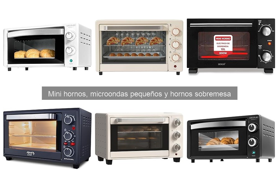 Mejores mini hornos para espacios pequeños en 2023