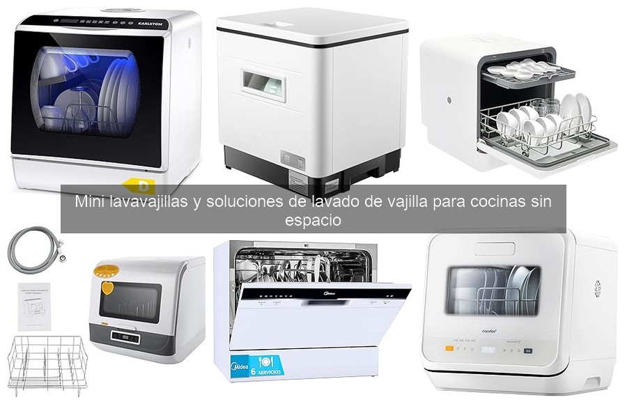 Mejores mini lavavajillas para cocinas pequeñas: comparativa 2023