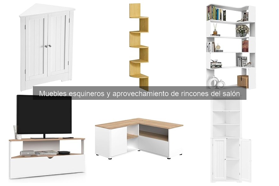 Mejores muebles esquineros para salones pequeños 2023