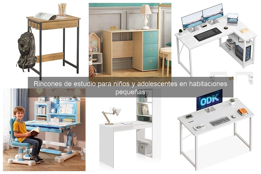 Mejores muebles para rincón de estudio en espacios pequeños