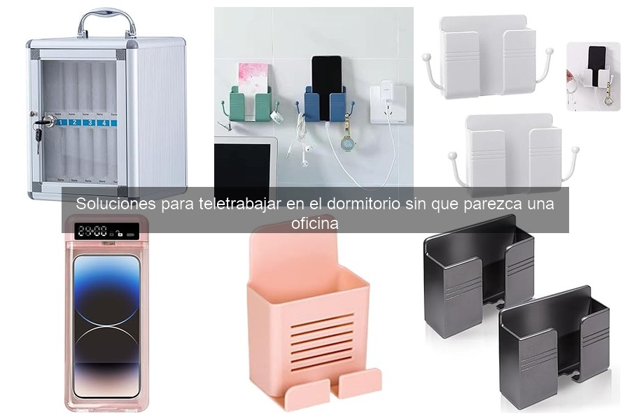 Mejores muebles para teletrabajar en el dormitorio sin oficina