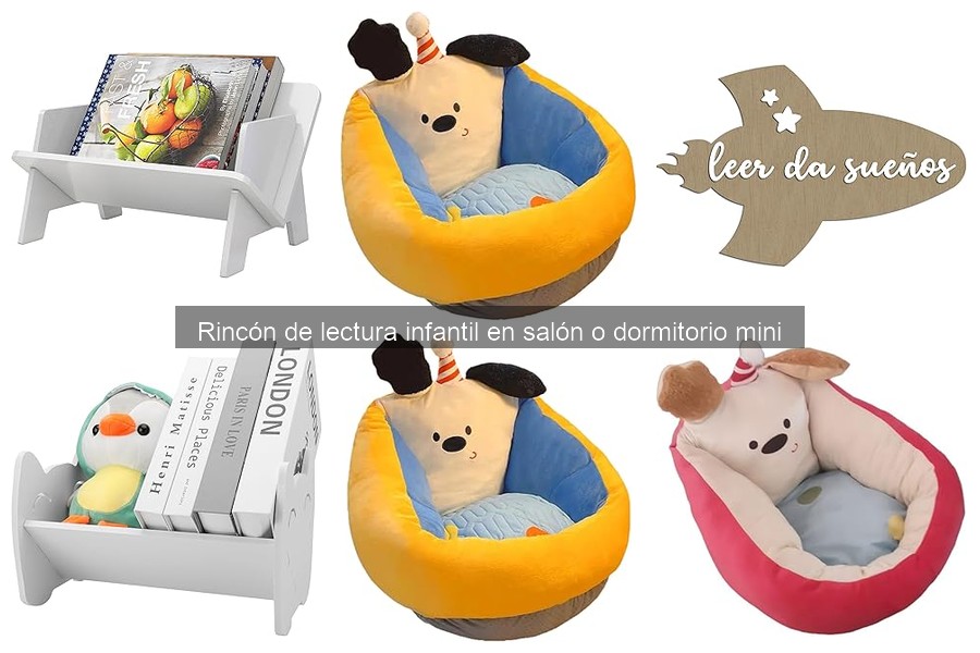 Mejores muebles para un rincón de lectura infantil