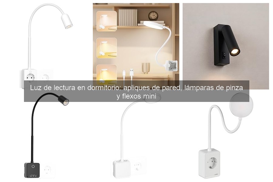 Mejores ofertas en luces de lectura para tu dormitorio