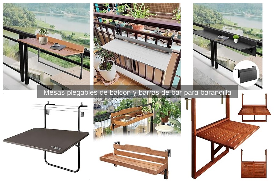 Mejores Ofertas en Mesas Plegables de Balcón