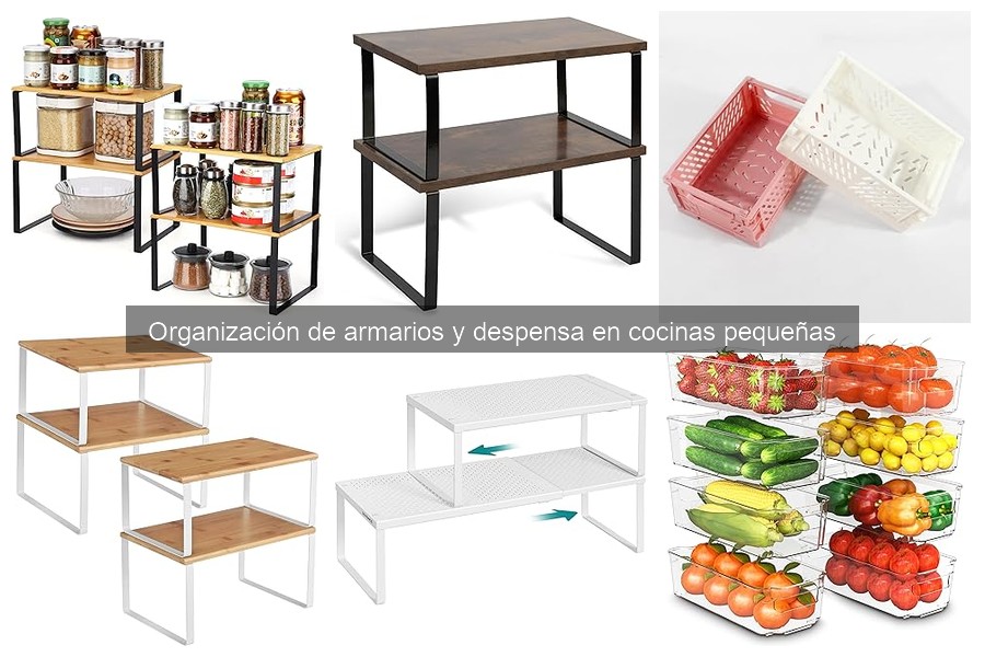 Mejores organizadores de armarios para cocinas pequeñas
