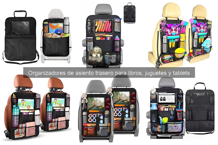 Mejores organizadores de asiento trasero para familias con niños