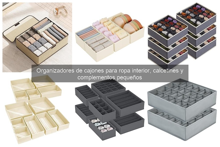 Mejores organizadores de cajones para ropa interior 2023
