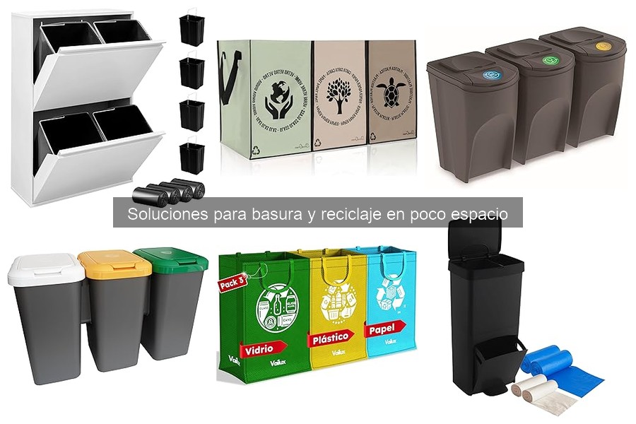 Mejores organizadores de reciclaje para espacios pequeños