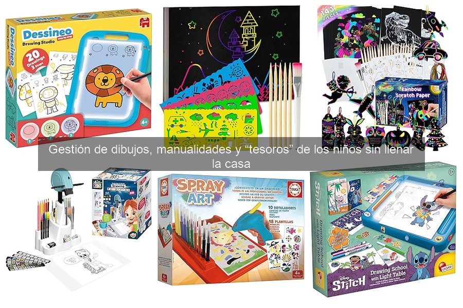 Mejores organizadores para dibujos infantiles en casa