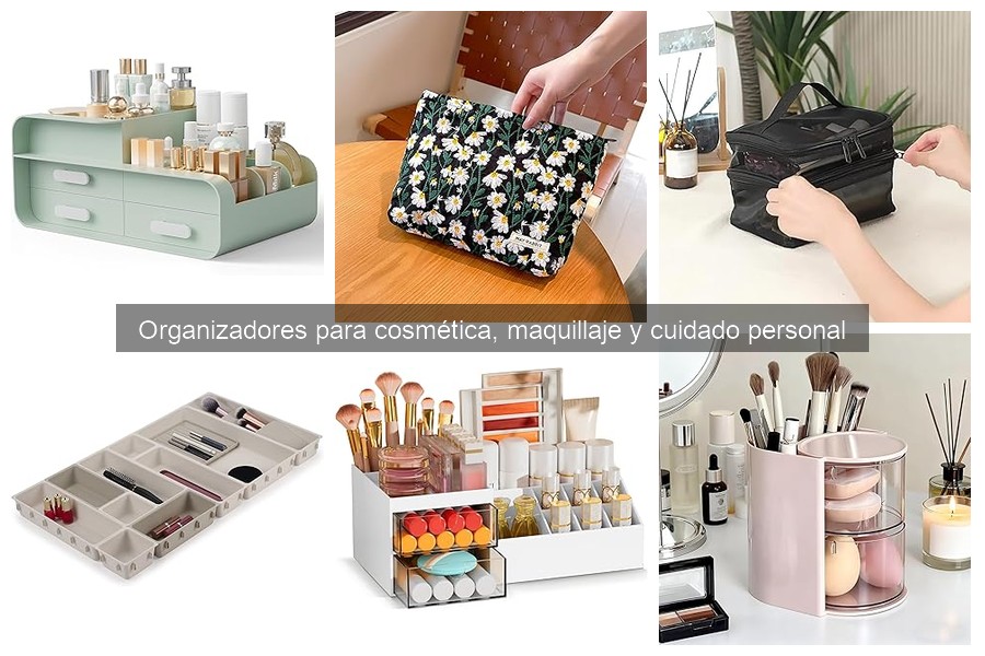 Mejores organizadores para maquillaje en espacios pequeños