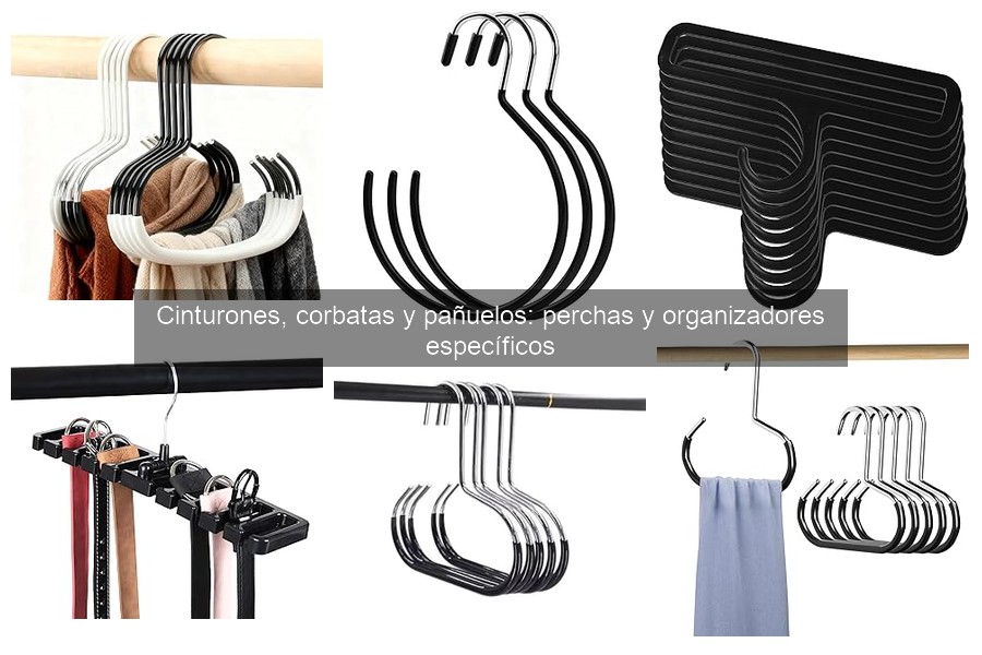 Mejores perchas para organizar corbatas y cinturones