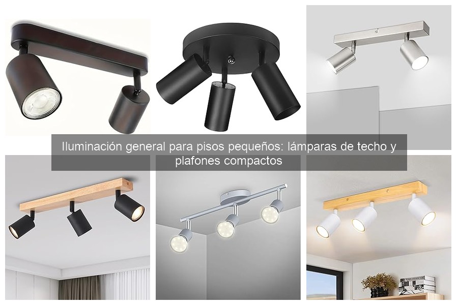 Mejores plafones compactos para habitaciones pequeñas