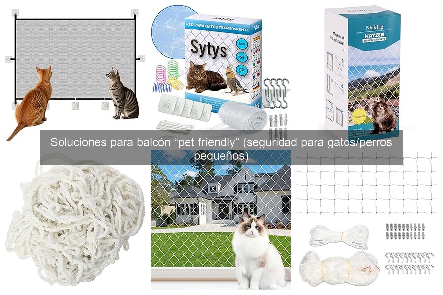 Mejores productos para un balcón seguro para mascotas