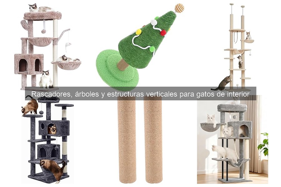 Mejores rascadores para gatos en apartamentos pequeños