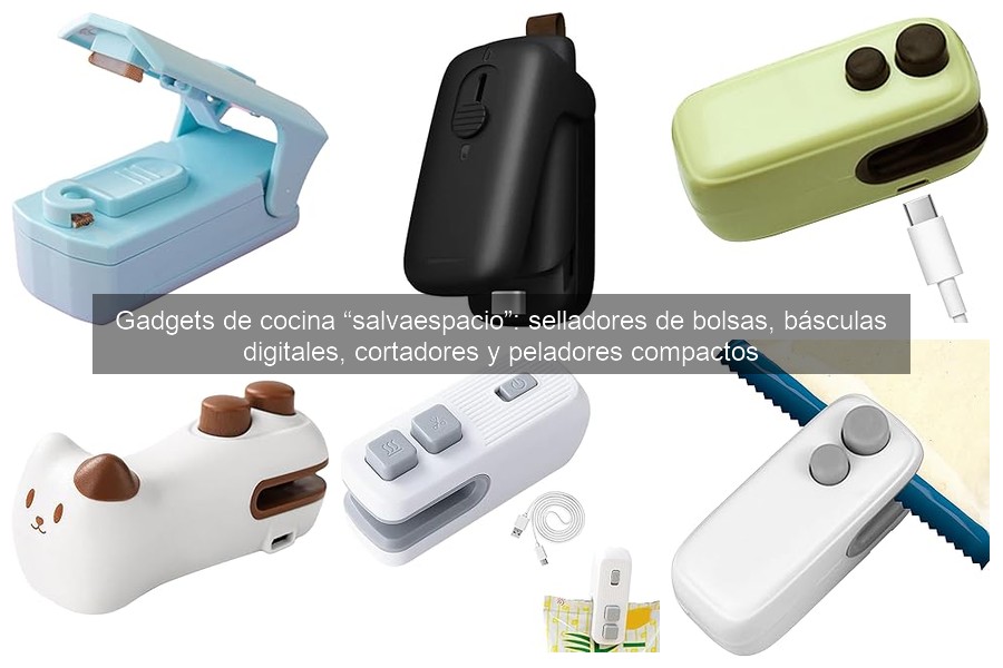 Mejores selladores de bolsas de vacío para cocinas pequeñas