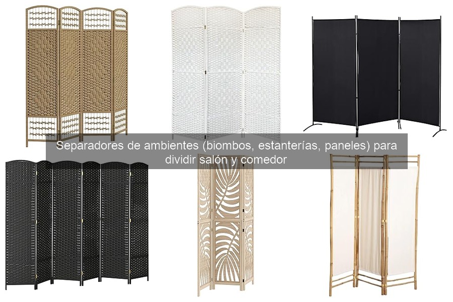 Mejores separadores de ambientes para pisos pequeños