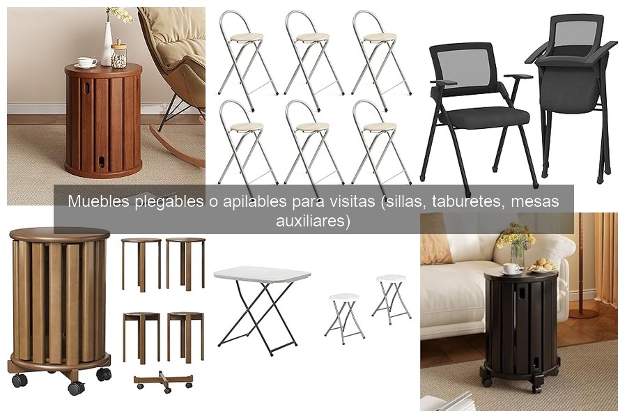 Mejores sillas plegables para espacios reducidos: comparativa